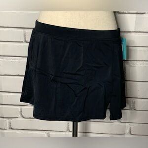 Black Women's Swim Mini Skirt NWT MEDIUM
